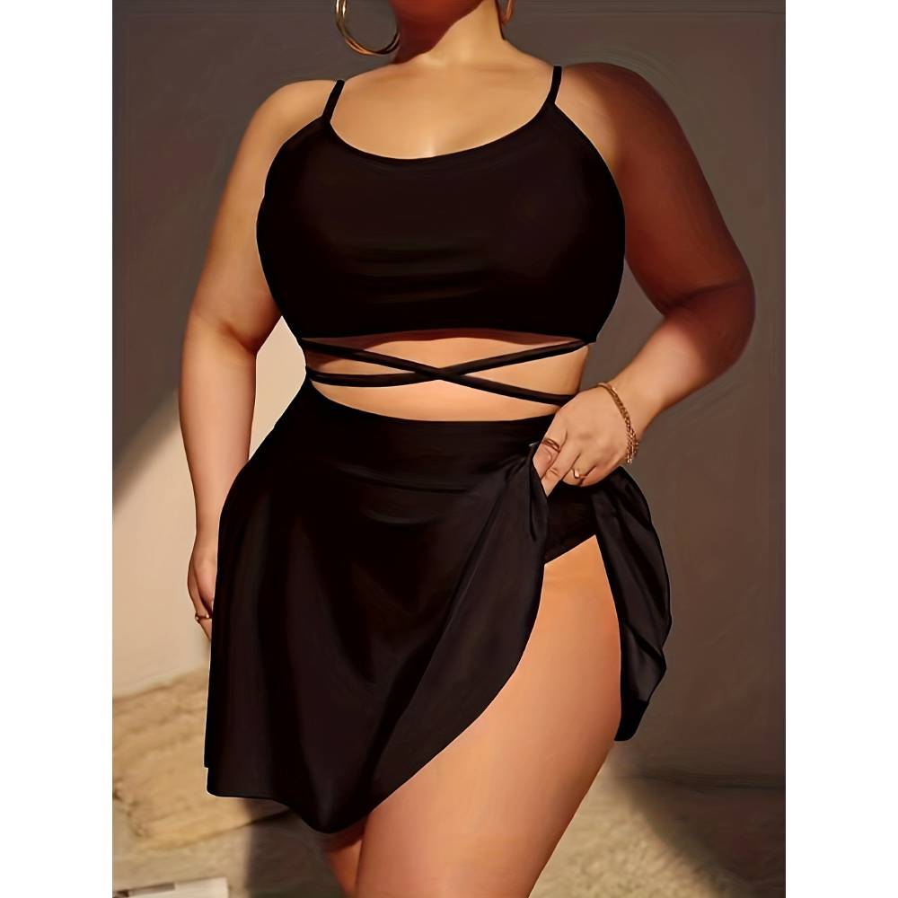 Monochrome Suit Set - Pakaian renang wanita, baju renang wanita