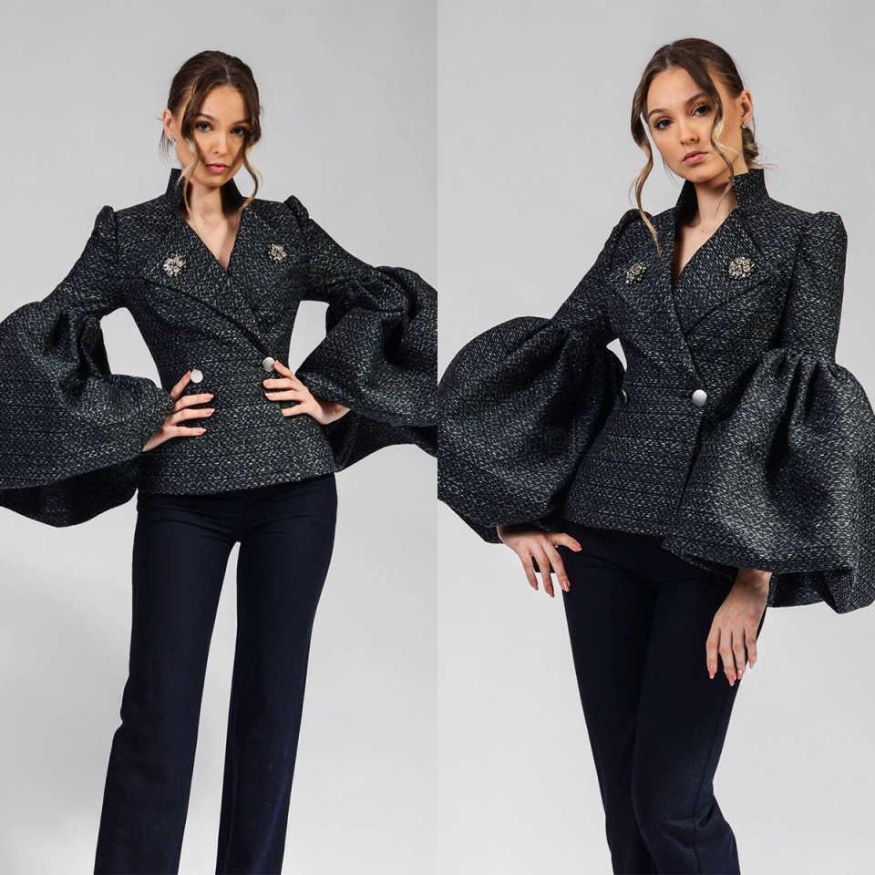 Unique Women'S Formal Wear - Gaun Blazer wanita desain unik gaun
