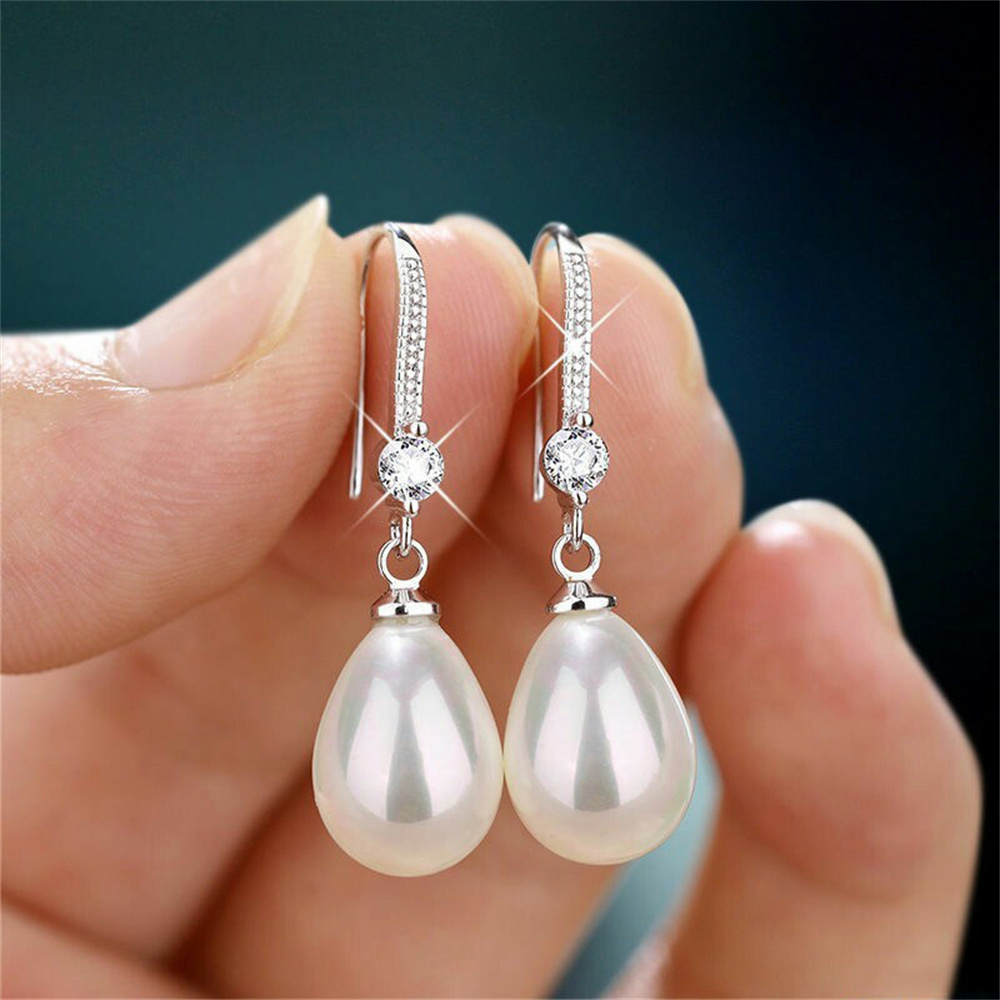 Formal Wear Jewelry For Women - Anting Mutiara Imitasi Perhiasan Wanita Ringan