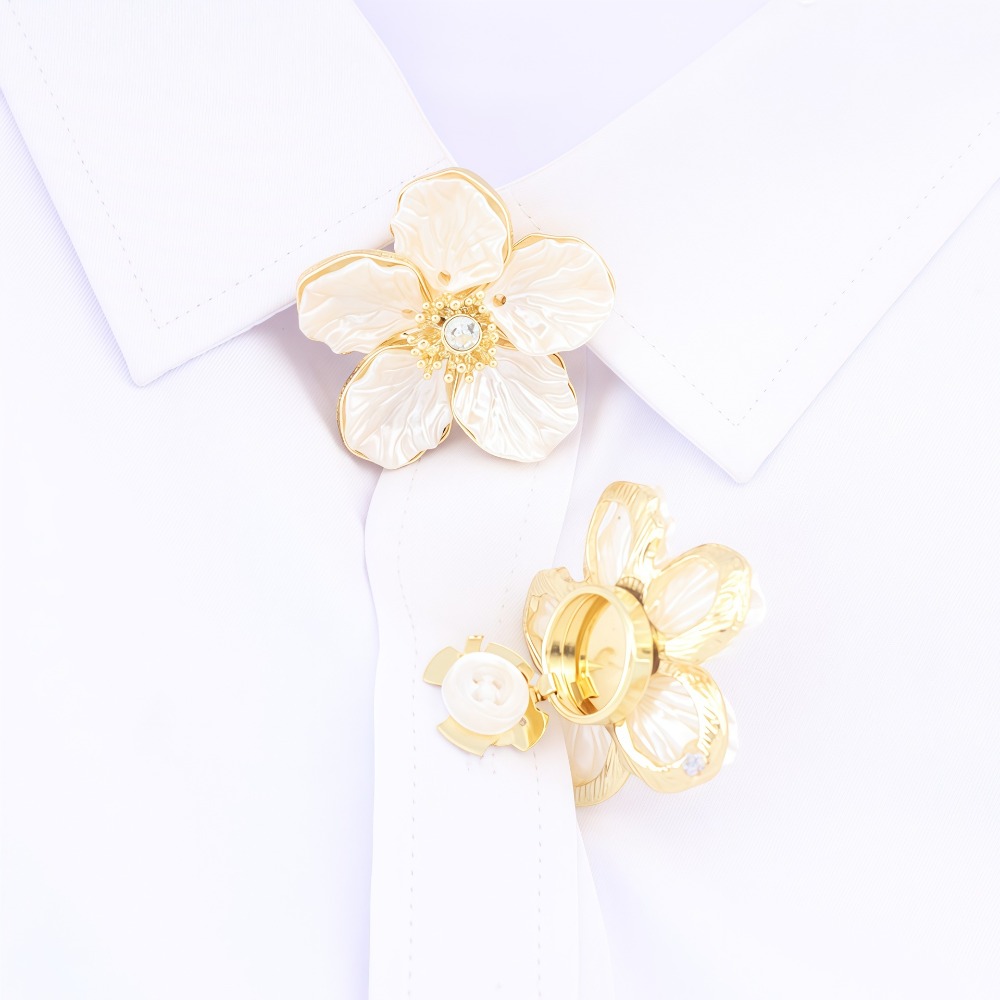 Women Formal Wear Designers - Sepasang Kancing Manset Vintage Berbentuk Kelopak