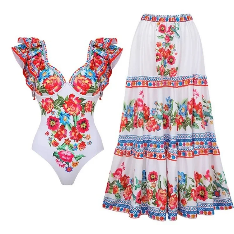 Baju renang wanita satu potong - Monochrome Suit Set ulasan dan harga