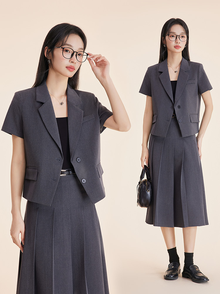 Setelan jas wanita abu-abu unt - Women'S Formal Wear Petite ulasan dan harga
