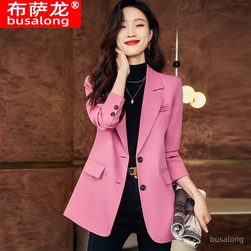 Jaket Blazer Musim Gugur Musim - Women Formal Wear Interview ulasan dan harga