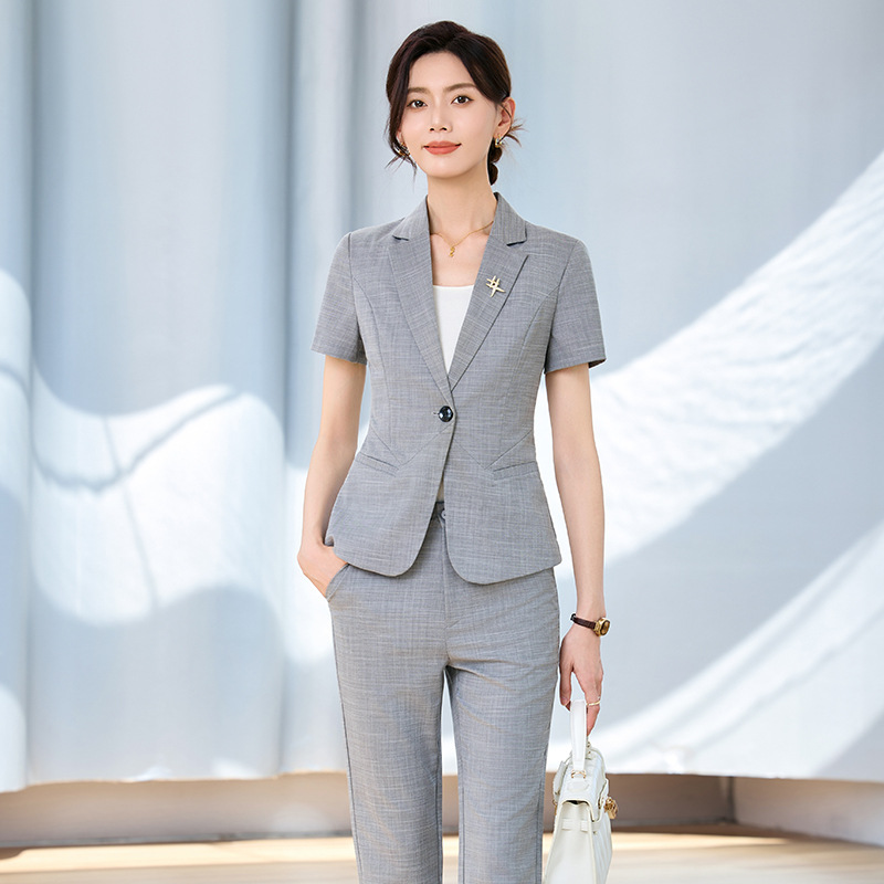 Setelan jas wanita lengan pend - Women Formal Wear Interview ulasan dan harga