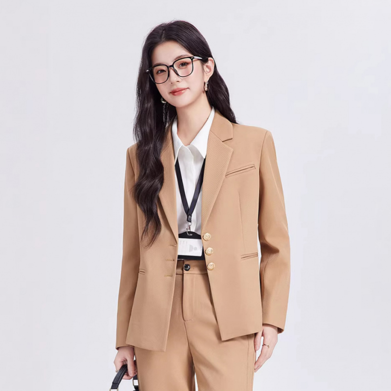 Setelan jas wanita khaki, kela - Women Formal Wear Interview ulasan dan harga