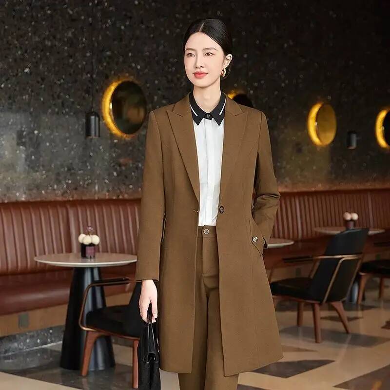 Jaket Panjang Gaya Formal Eleg - Women Formal Wear Interview ulasan dan harga
